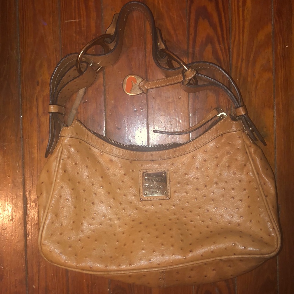 Dooney & Bourke vintage ostrich leather bag